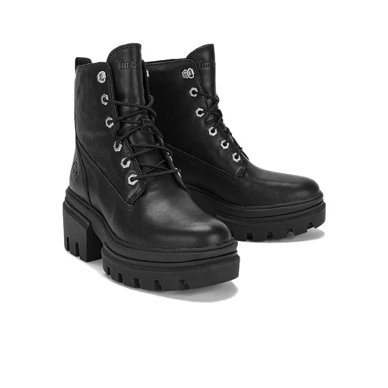 Timberland Everleigh 6 Inch Boots 'Black Full Grain' Women's-2