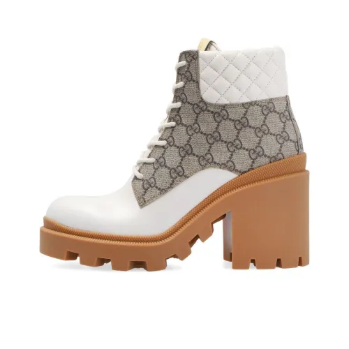 GUCCI Women's GG Ankle Boot 'Beige'