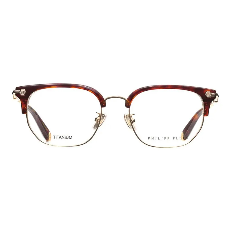 PHILIPP PLEIN Plate And Titanium Alloy Square Eyeglass Frames Unisex-2