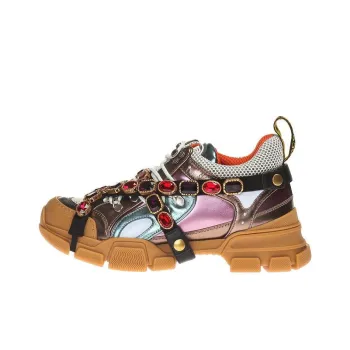 GUCCI Flashtrek Crystal Metalic Women's