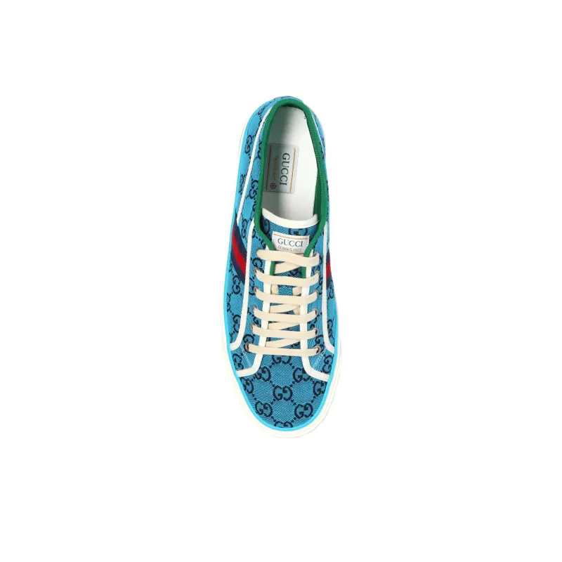 GUCCI Women's Tennis 1977 'Light Blue Monogram'-4