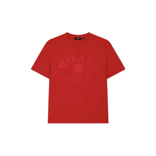 FILA T-Shirts Men Goji Berry Red