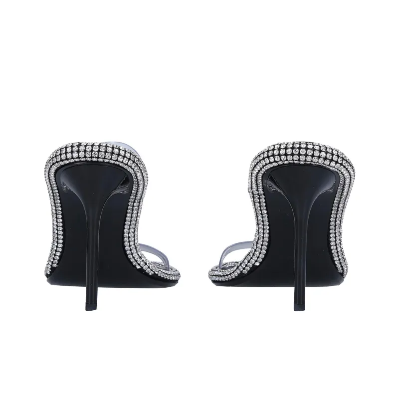 Alexander Wang Stylish Sandal 10.5cm Women's Black-4