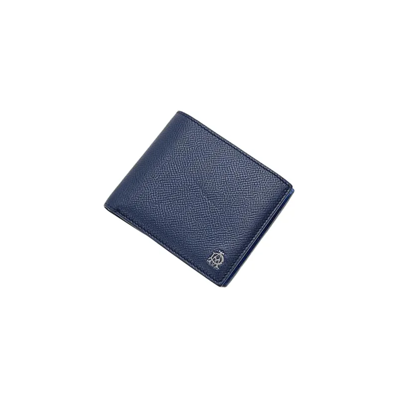 Dunhill Cow Leather Wallet Regular Men's Dark Blue-0