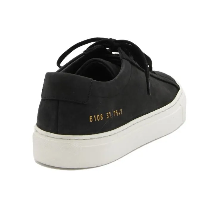 COMMON PROJECTS Common Project Original Achilles Low Black Nubuck Women's-3