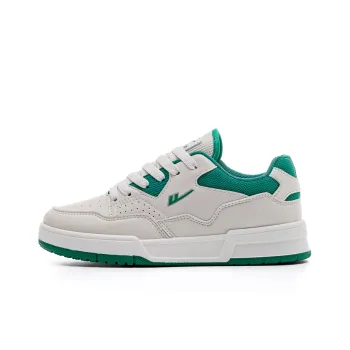 Warrior Wrapping Anti Slip Shock Absorbing And Wear Resistant Low Top Skateboard Shoes Unisex Beige Green