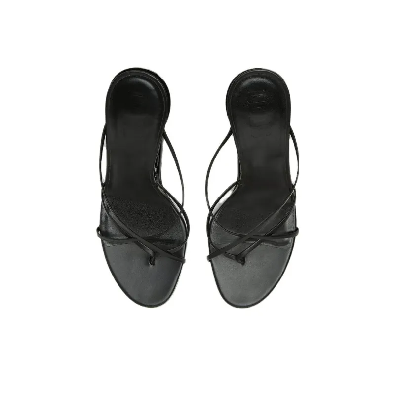 GCDS Morso 100mm Leather Mules-4