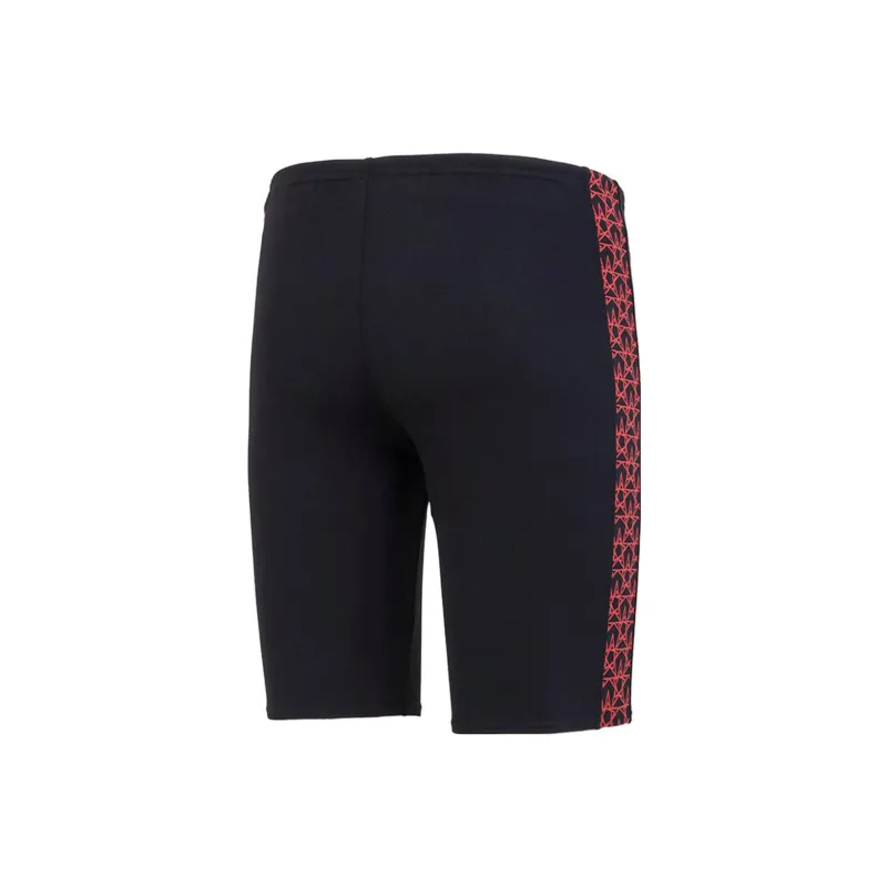 Speedo Swimming Shorts Men Black Red-1