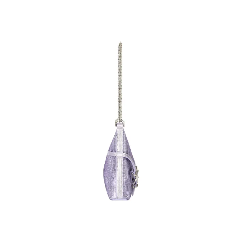Givenchy Voyou Rhinestone Satin Handbag, Shoulder Bag Women's Purple-1
