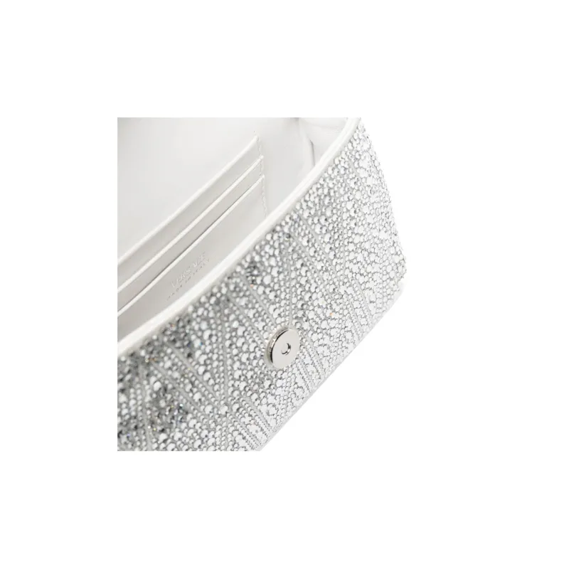 VERSACE Virtus Rhinestone-embellished Shoulder Bag-2