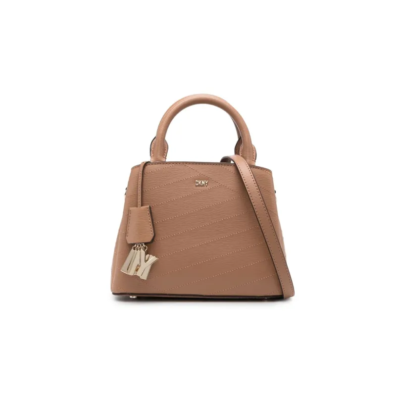 DKNY PVC One Shoulder Handbag Crossbody Bag Regular Women's Camel Brown-0