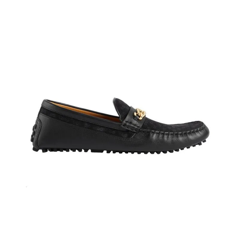 GUCCI Interlocking Men's Casual Shoes Men's Black-1