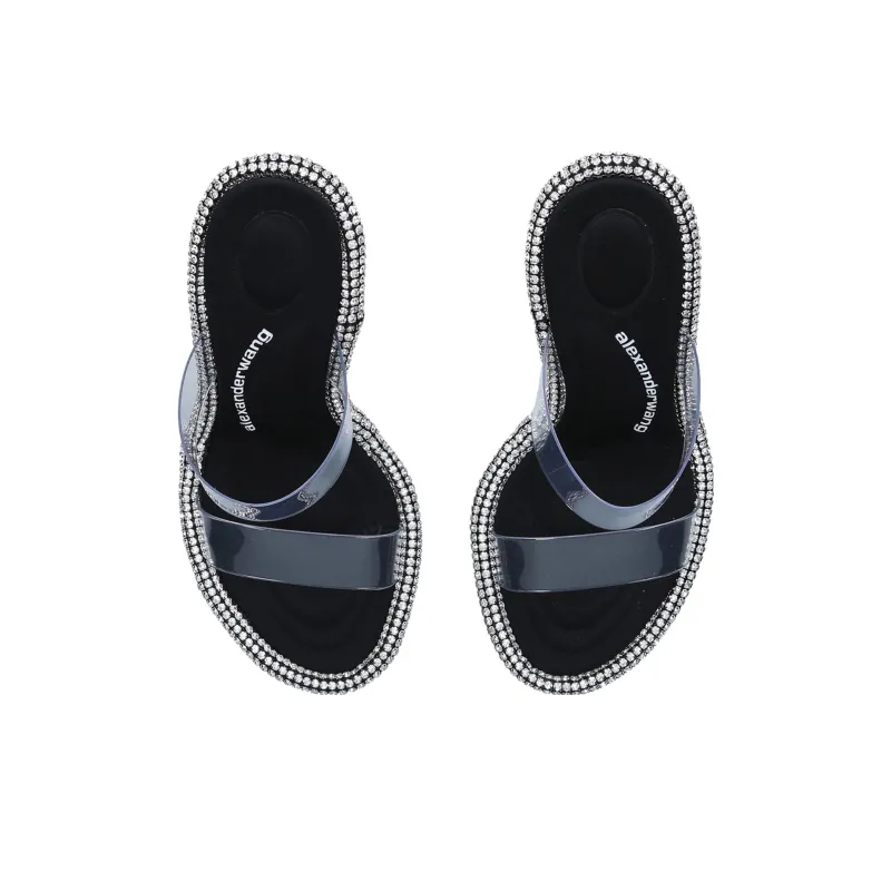 Alexander Wang Stylish Sandal 10.5cm Women's Black-3