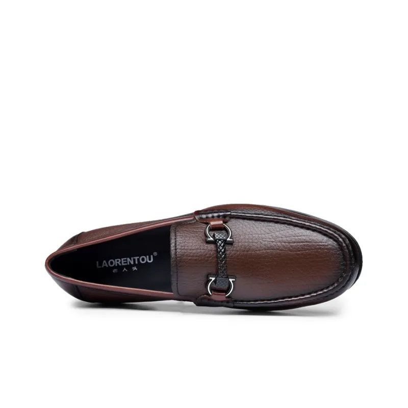 LAORENTOU Loafers Men Brown/Black-7