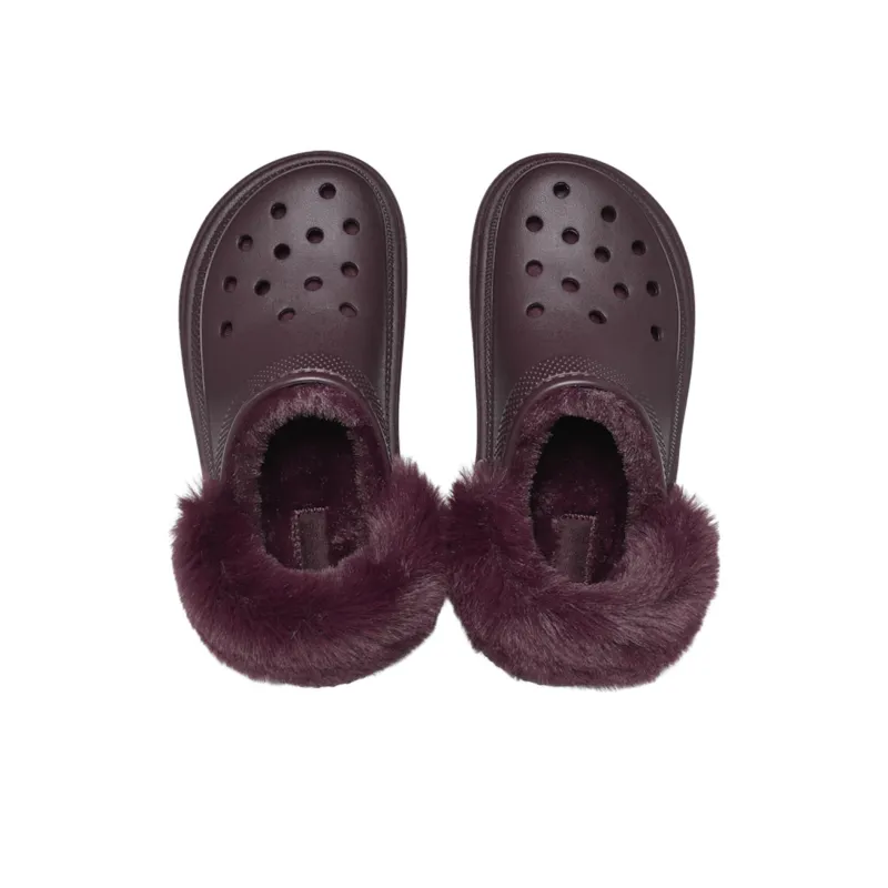 Crocs Stomp Lined Clogs 'Dark Cherry' Women's-2