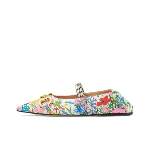 GUCCI X Ken Scott Floral Ballerina Shoes