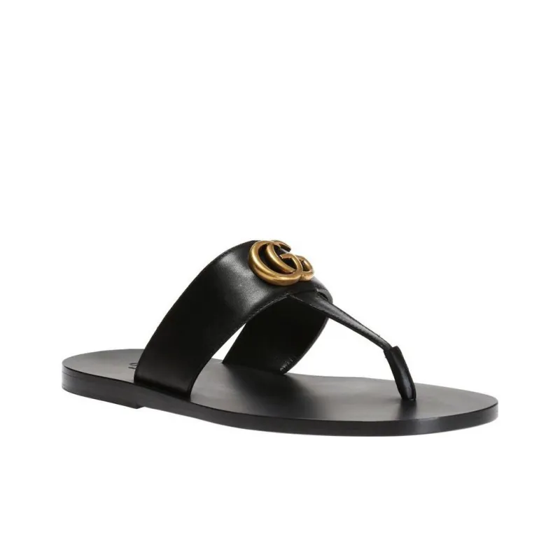 GUCCI GG Leather Sandals-3