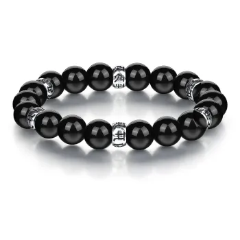 SEVEN COOK Obsidian Bracelets Men's