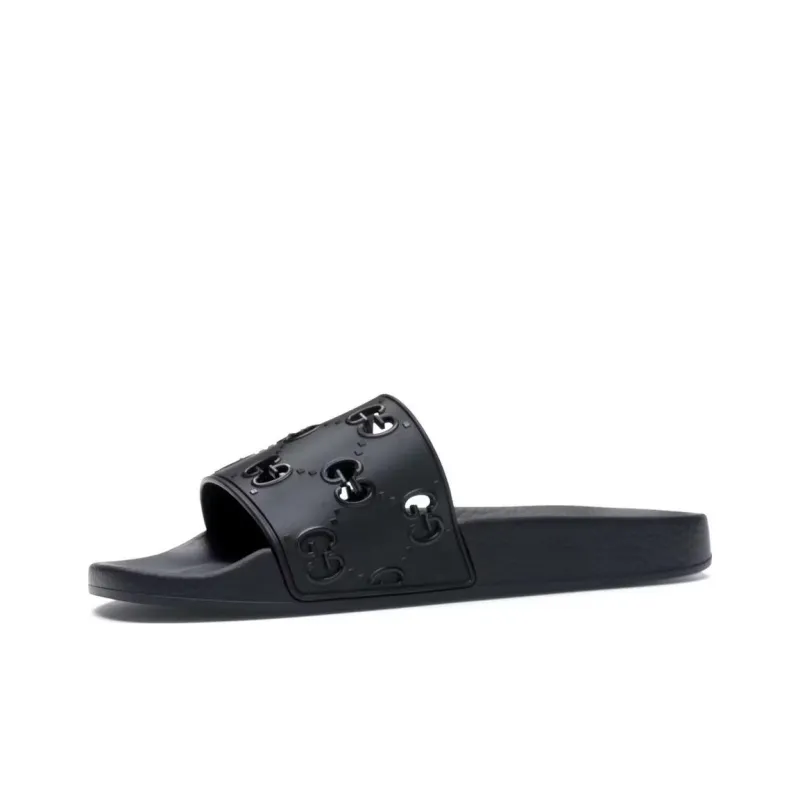 GUCCI GG Rubber Slides-2