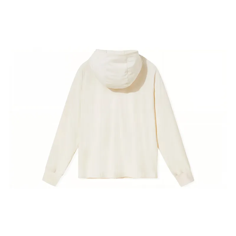 QIAODAN Ice Skin Sun Protection Clothing Women's Cream White-1