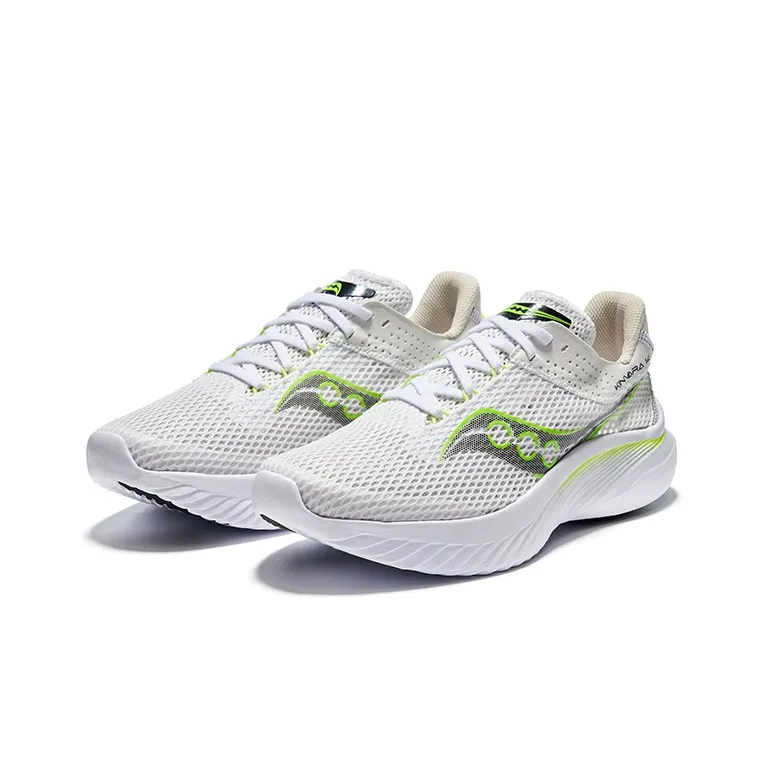 saucony Women's Kinvara 14 'White Slime'-2
