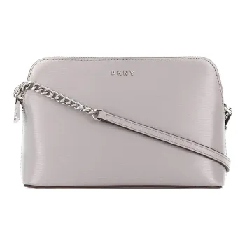 DKNY Calfskin Crossbody Bag Shoulder Bag Regular Women's Light Gray