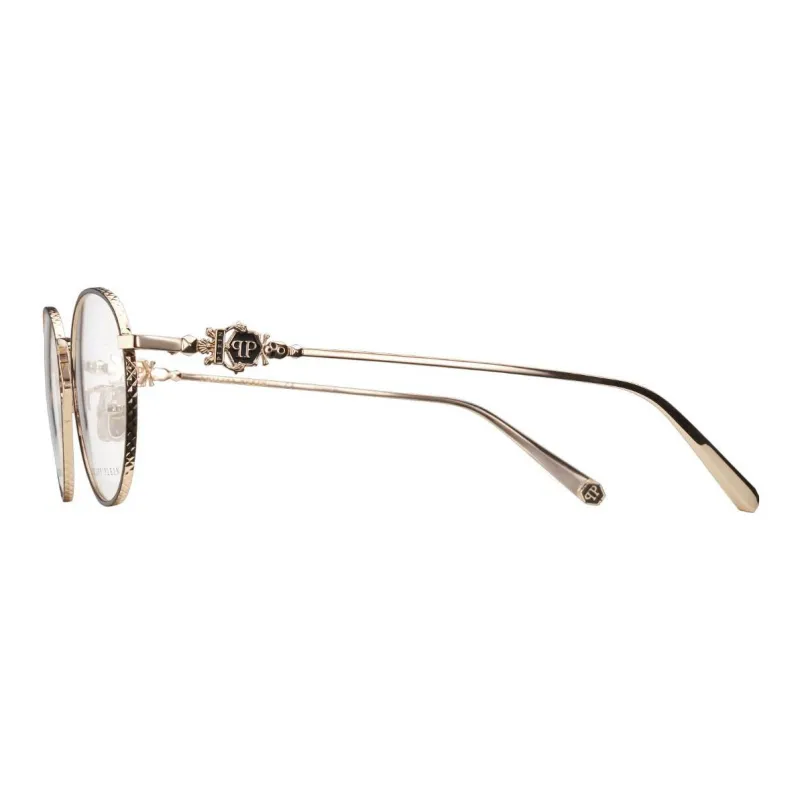 PHILIPP PLEIN Pure Titanium Round Eyeglass Frames Unisex-1