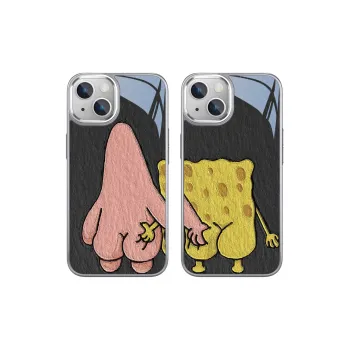 MSMF Glass Material Pinching The Buttocks Phone Cases Compatible With IPhone Collection
