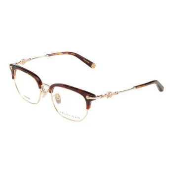 PHILIPP PLEIN Plate And Titanium Alloy Square Eyeglass Frames Unisex