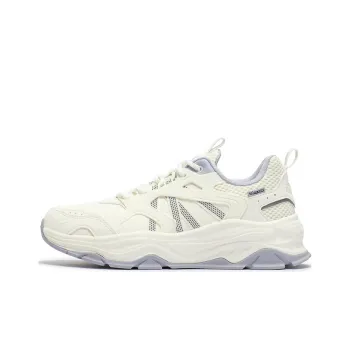 361° Cushioning Slip Resistant Low Top Running Shoes Women's White Purple