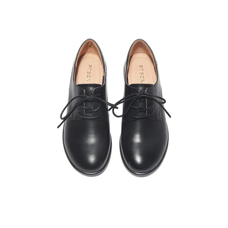 PT'SON Casual Single Shoes 2.5cm Women's Black-2