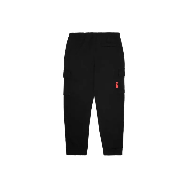 Aape Logo print Cargo Track Pants-1
