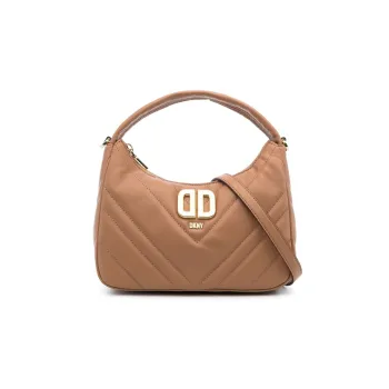 DKNY Lambskin Portable Crossbody Bag Shoulder Bag Regular Women's Brandy Brown