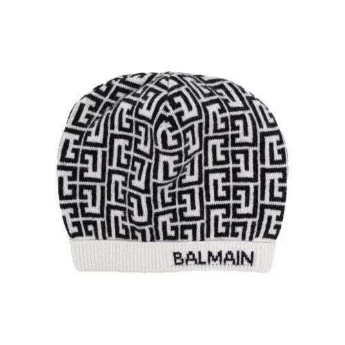 BALMAIN Kids Monogram Knitted Beanie