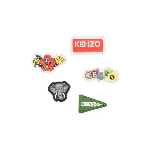 KENZO Set Of 5 Stamp Patches