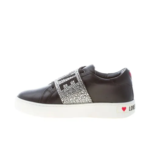 LOVE MOSCHINO Low-Top Skateboard Shoes Women's Black
