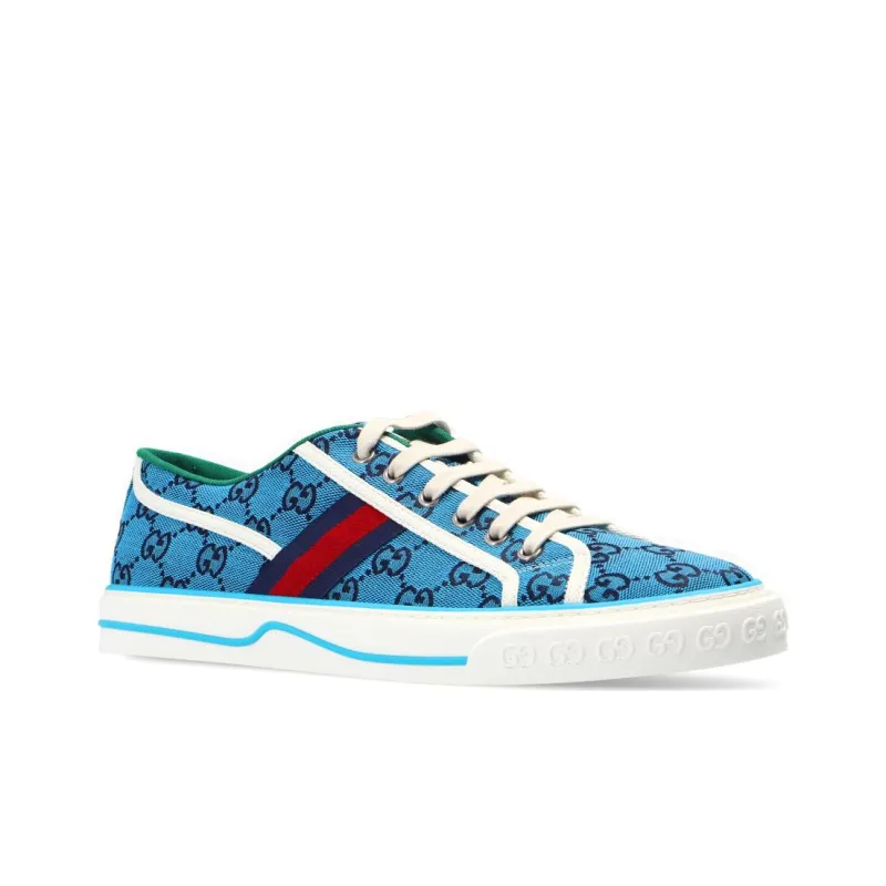 GUCCI Women's Tennis 1977 'Light Blue Monogram'-3