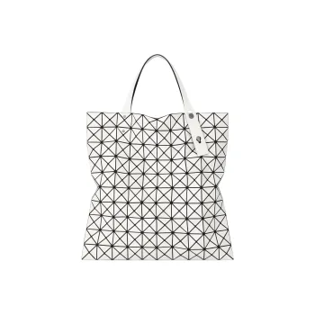 ISSEY MIYAKE Polyvinyl Chloride Resin Handbag Women's White