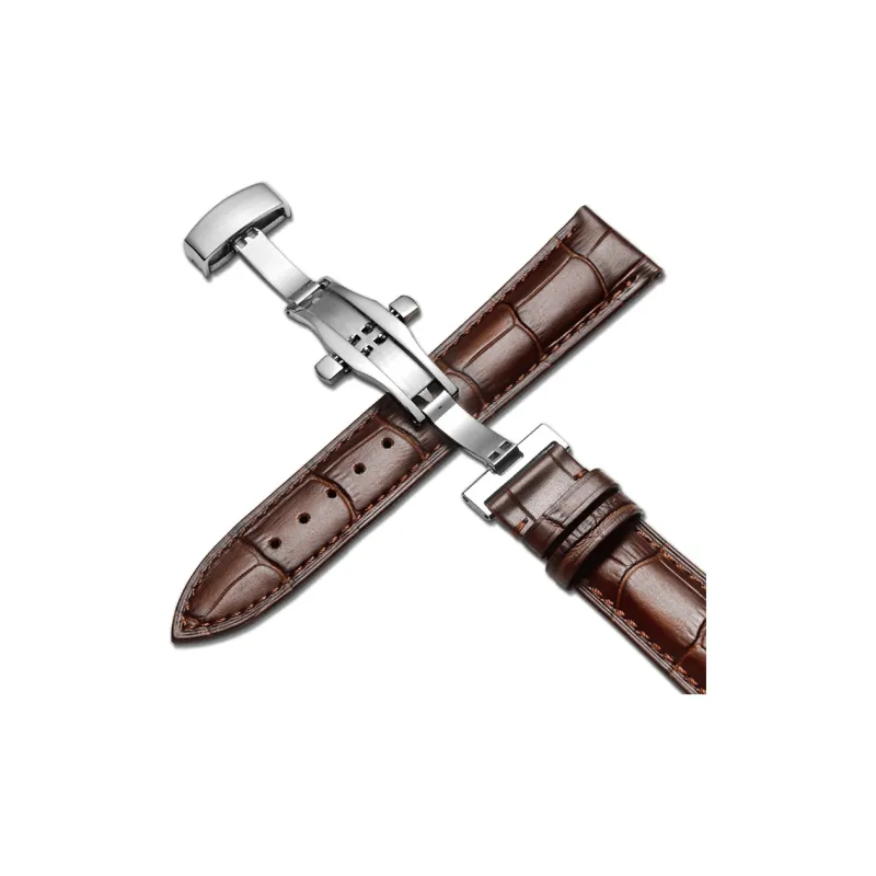 ZHISHENG Armani Omega, Rossini, Tissot, Mido, Casio DW Compatibility Watch Band 12 24mm Genuine Leather Material-0