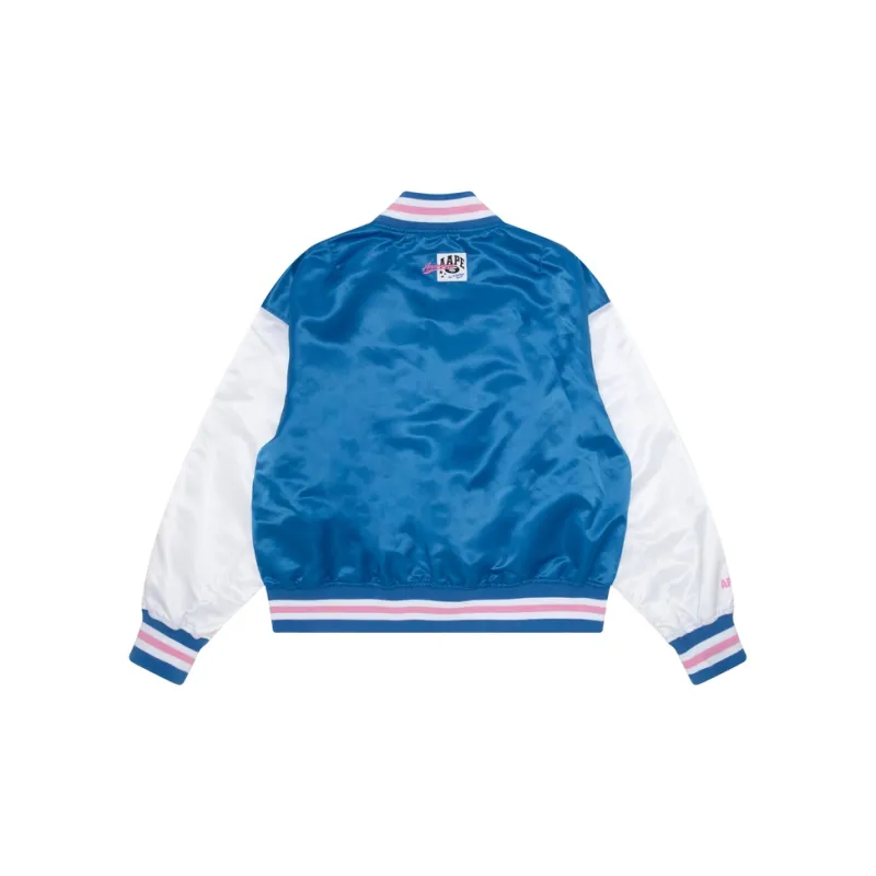 Aape Logo appliqué Colour block Bomber Jacket-3