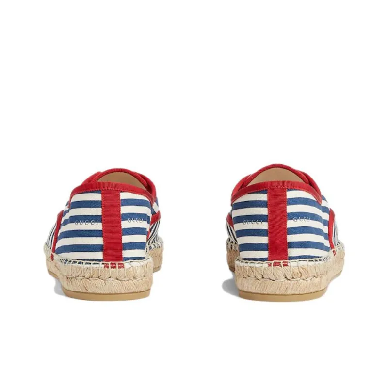 GUCCI Casual Shoes Men's Blue White Red-4