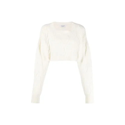 Dondup Fisherman's-knit Cropped Jumper