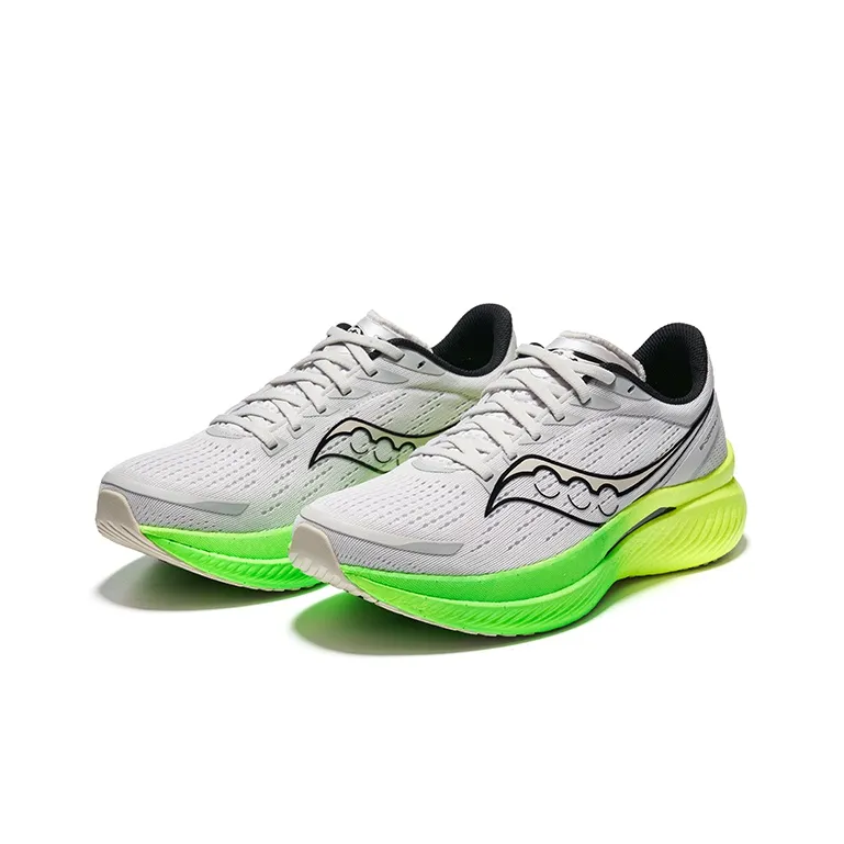 Saucony Endorphin Speed 3 Cushioning Low Top Marathon Running Shoes Men's White Gray-2