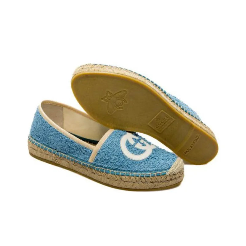 GUCCI Interlocking G Felt Espadrilles-4