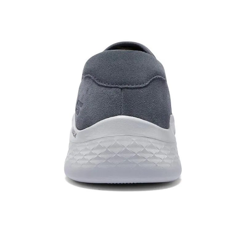 Skechers Go Walk Fle Cushioned Slip Resistant Low Top Casual Shoes Men's Gray-4