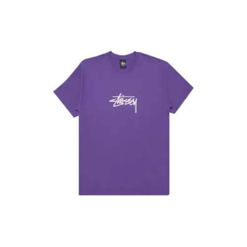 Stussy T-Shirts Men Purple