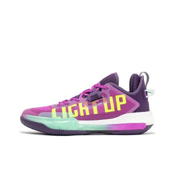 361° Ultra Star 1.0 Pro Basketball Shoes Men Low Top Rose Purple/Spiritual Purple