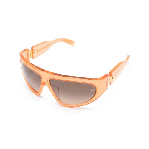 BALMAIN Eyewear Shield-frame Tinted Sunglasses