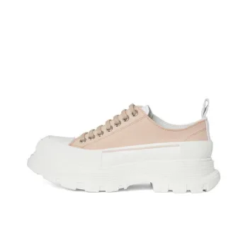 Alexander McQueen Tread Slick Low Lace Up Blush Bone Women's