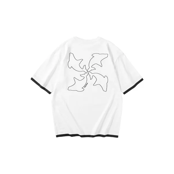 HLA JEANS T Shirts Men Bleached 15-1